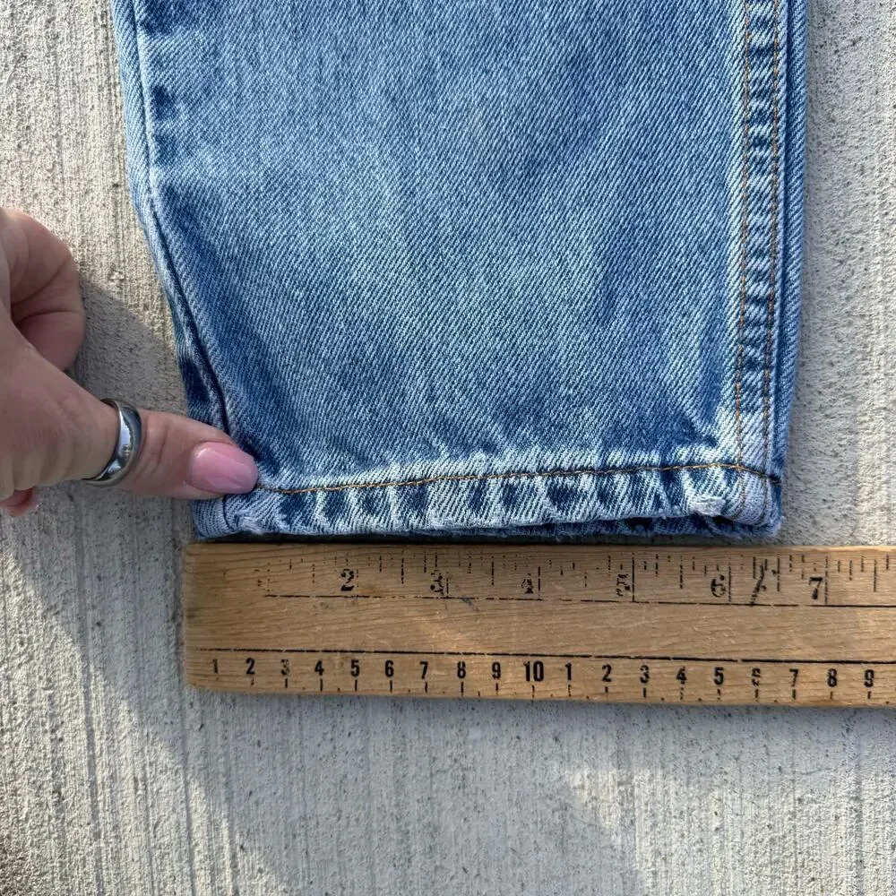 Vintage Y2K Levi's 550 Relaxed Fit Tapered Leg Jeans Mom Ladies 11 Jr M - Picture 13 of 13